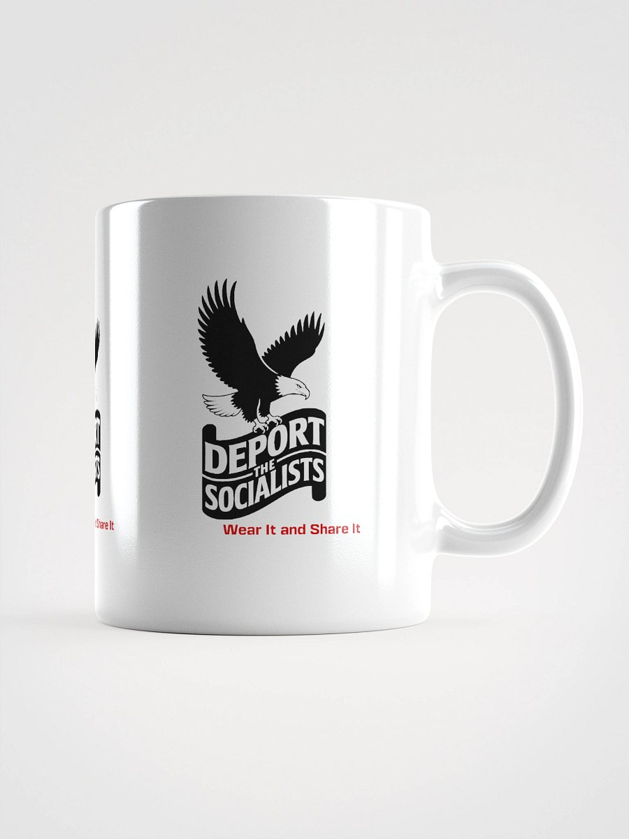 Deport The Socialists mug - black eagle product image (6)