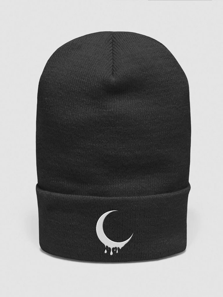 Lunatic Drippy Moon Beanie product image (1)