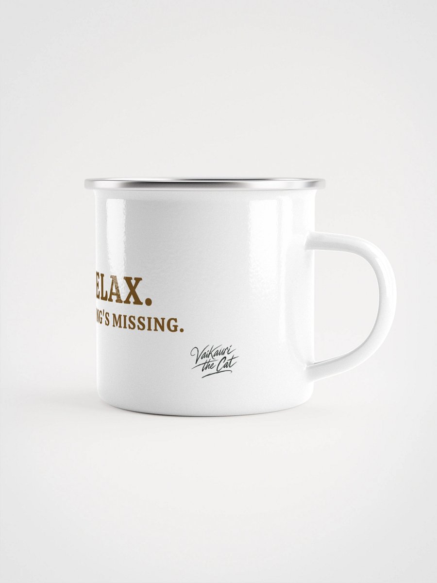 Vaikauri Cat Enamel Mug product image (1)