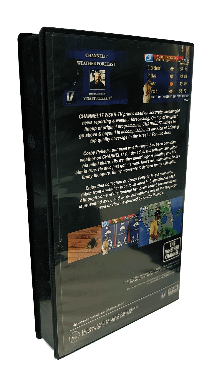 [NEW!] Weather Report Collectible Clamshell VHS Tape product image (2)