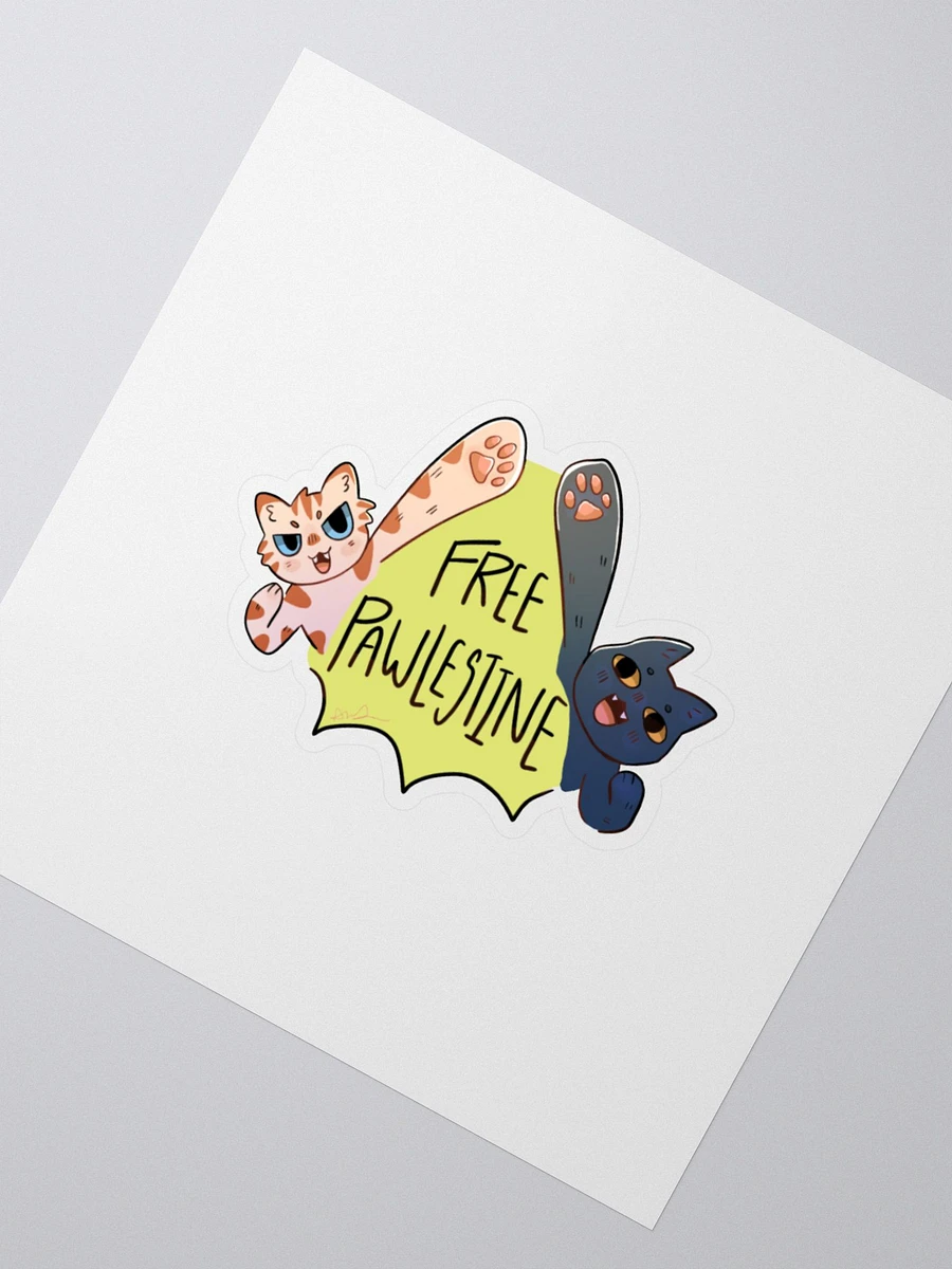 Free Pawlestine Sticker product image (2)