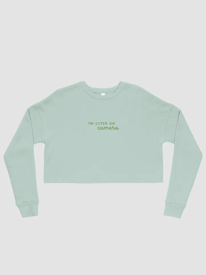 Cuter on Camera Crop Sweater - Mint product image (2)