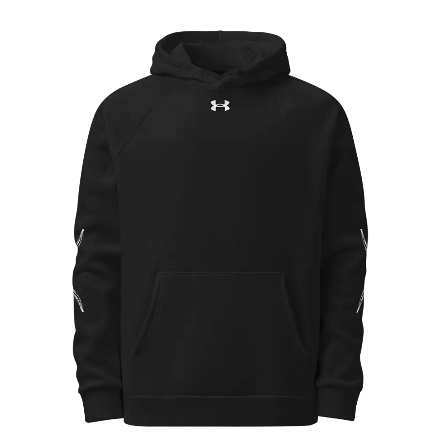 Unisex Hoodie - White HApex Gear Black Logo product image (12)