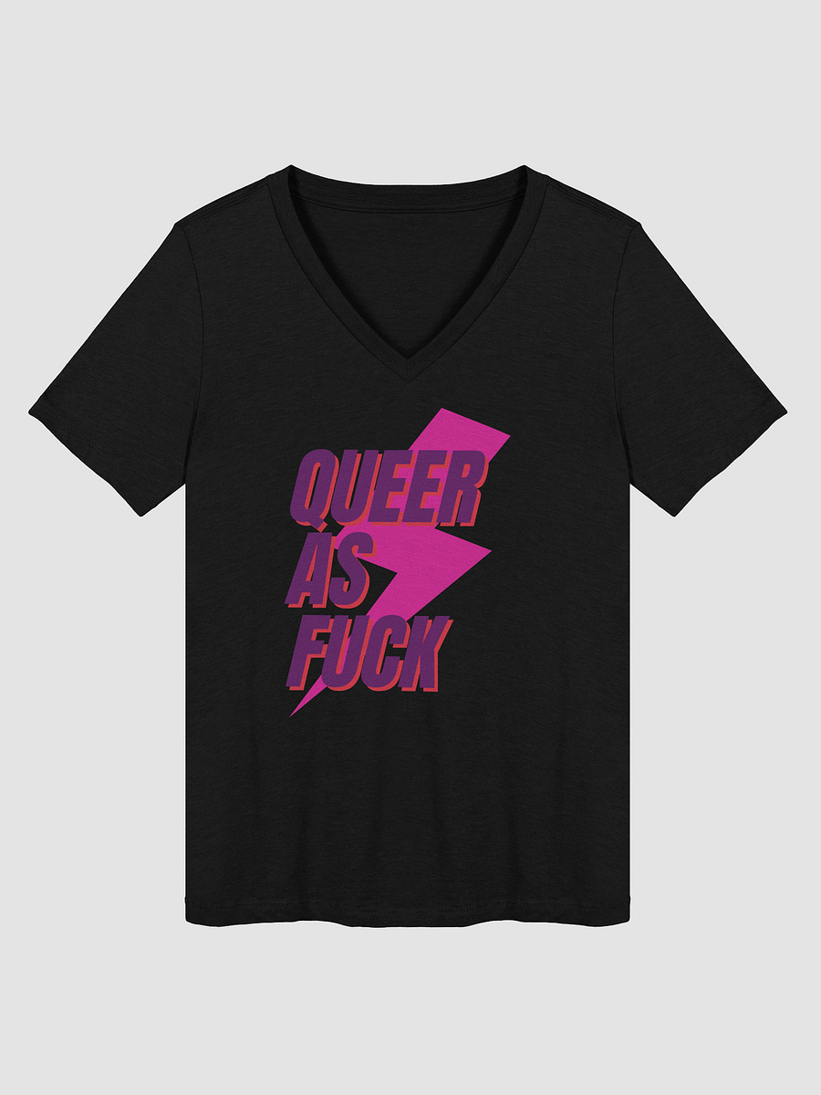 Queer AF Relaxed V-Neck Tee product image (15)
