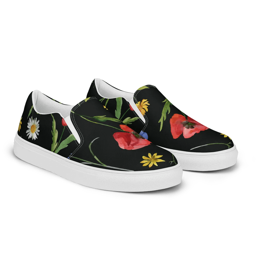 Floral Bliss Slip-On Canvas Shoes product image (6)