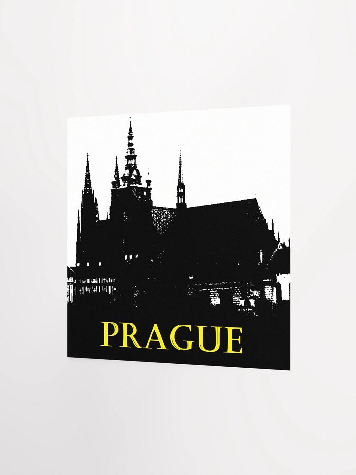 Prague - Prague Castle Silhouette - Poster product image (2)