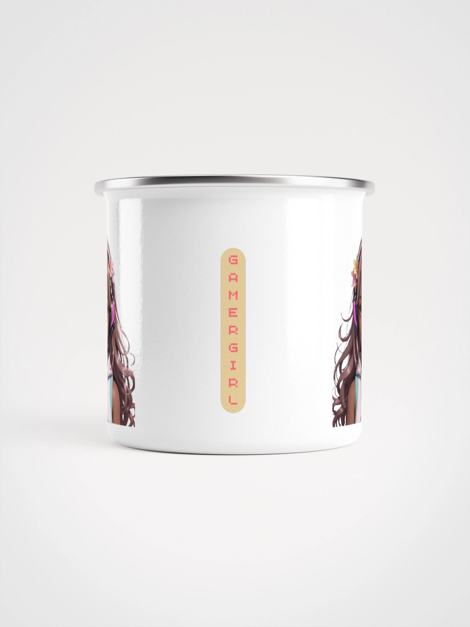 "Gamer Girl" Enamel Mug product image (2)