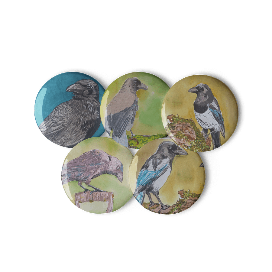 Corvid Series Pin Badge Set [002] product image (2)