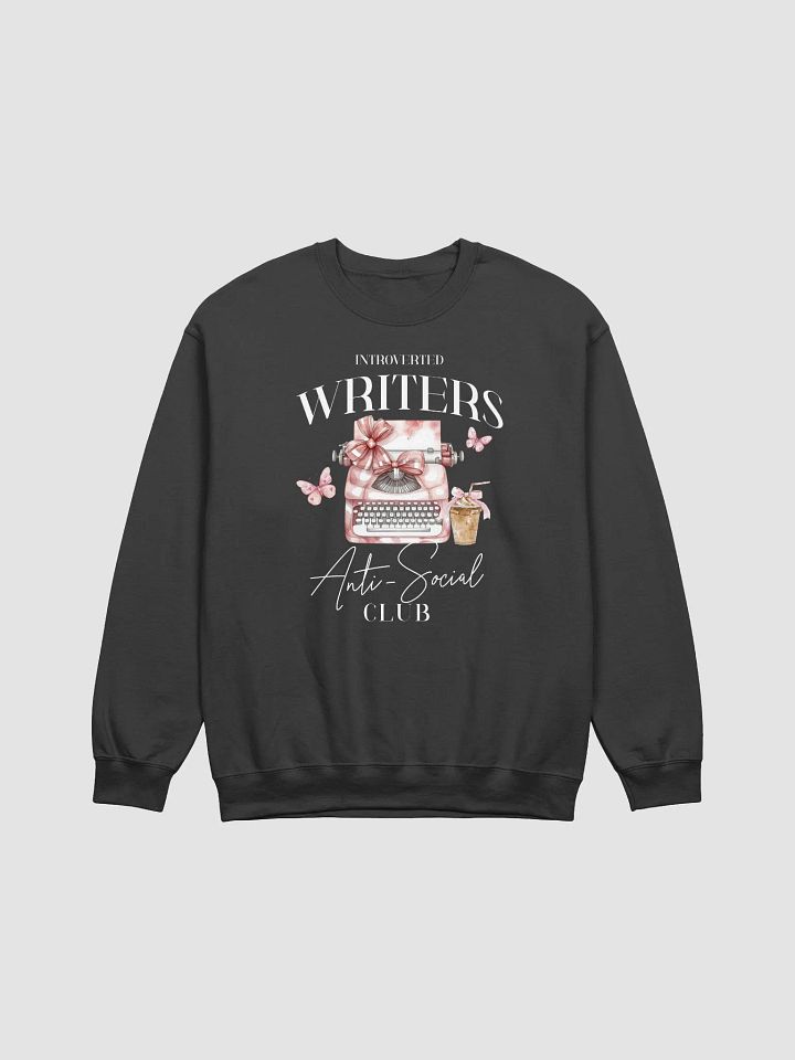 Coquette Typewriter Writers Anti-Social Club Crewneck Sweatshirt product image (2)