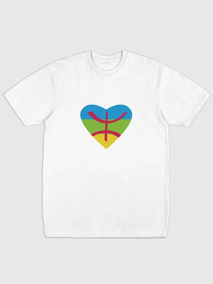 Amazigh Pride Heart Design T-Shirt - Celebrate Berber Heritage with Stylish Cultural Apparel product image (3)