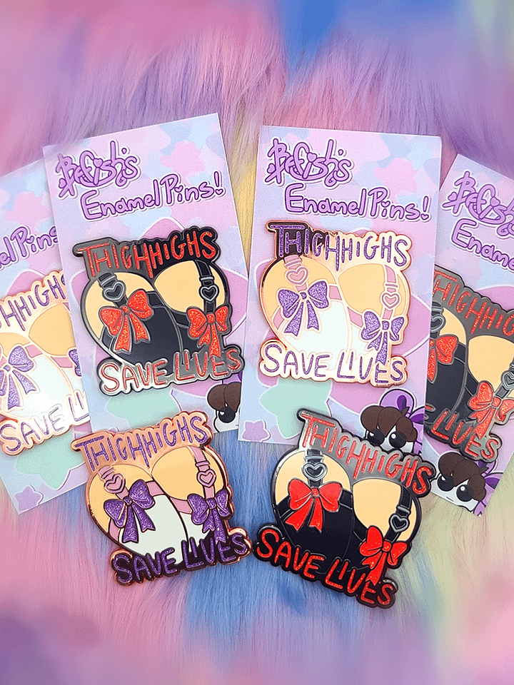 Thigh Highs | Enamel Pin Set product image (1)