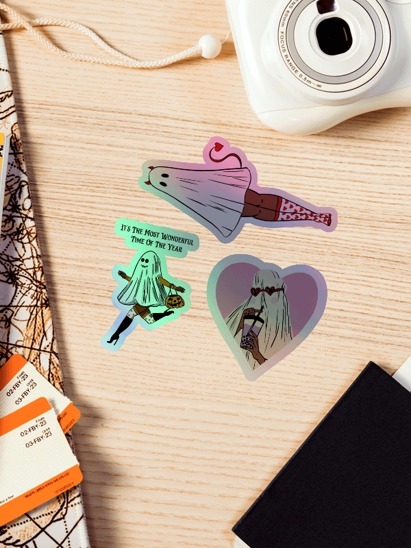 Sheet Ghost Holographic Sticker Sheet product image (1)