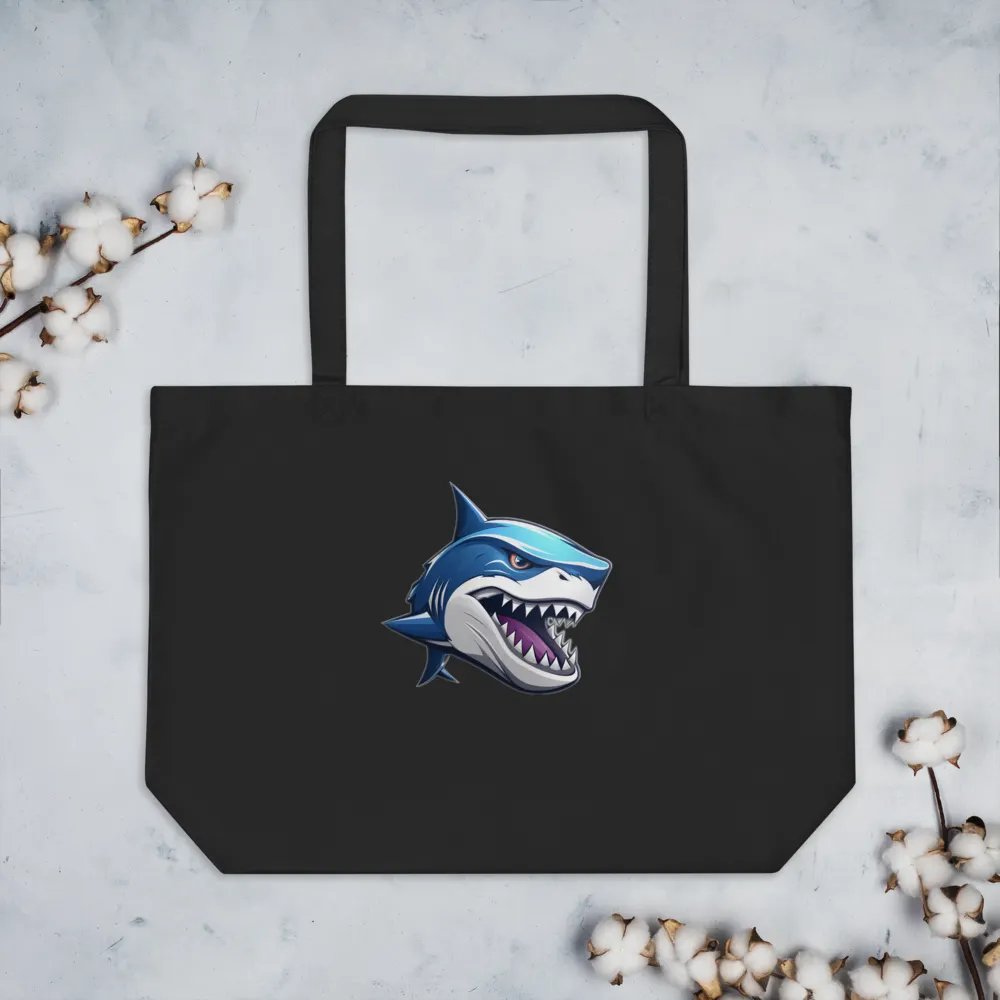 Fierce Shark Head Organic Tote product image (7)