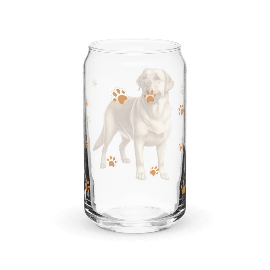 Smiling Labrador Can-Shaped Glass product image (38)