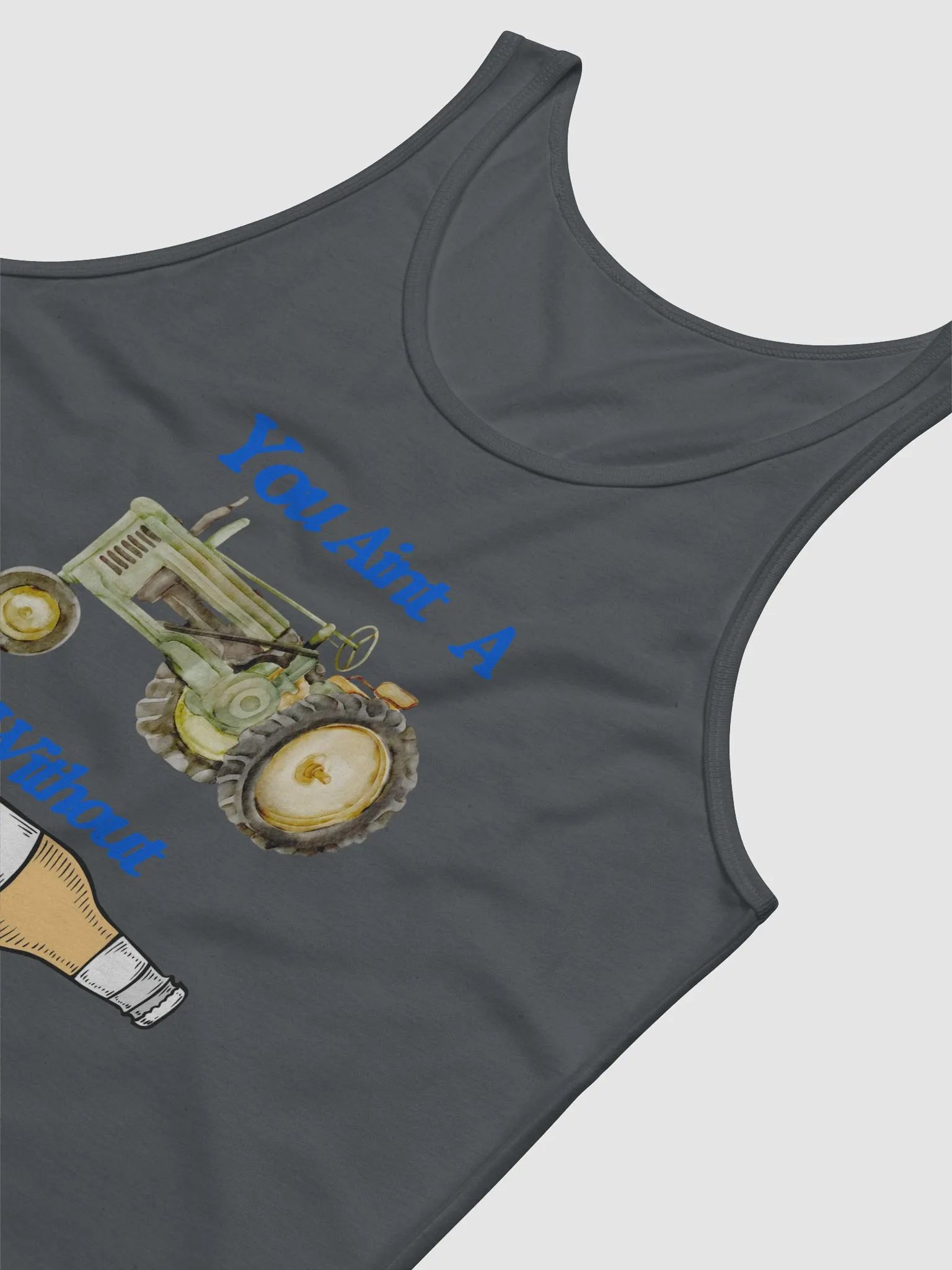 "You aint a farmer without beer" Tank Top product image (57)