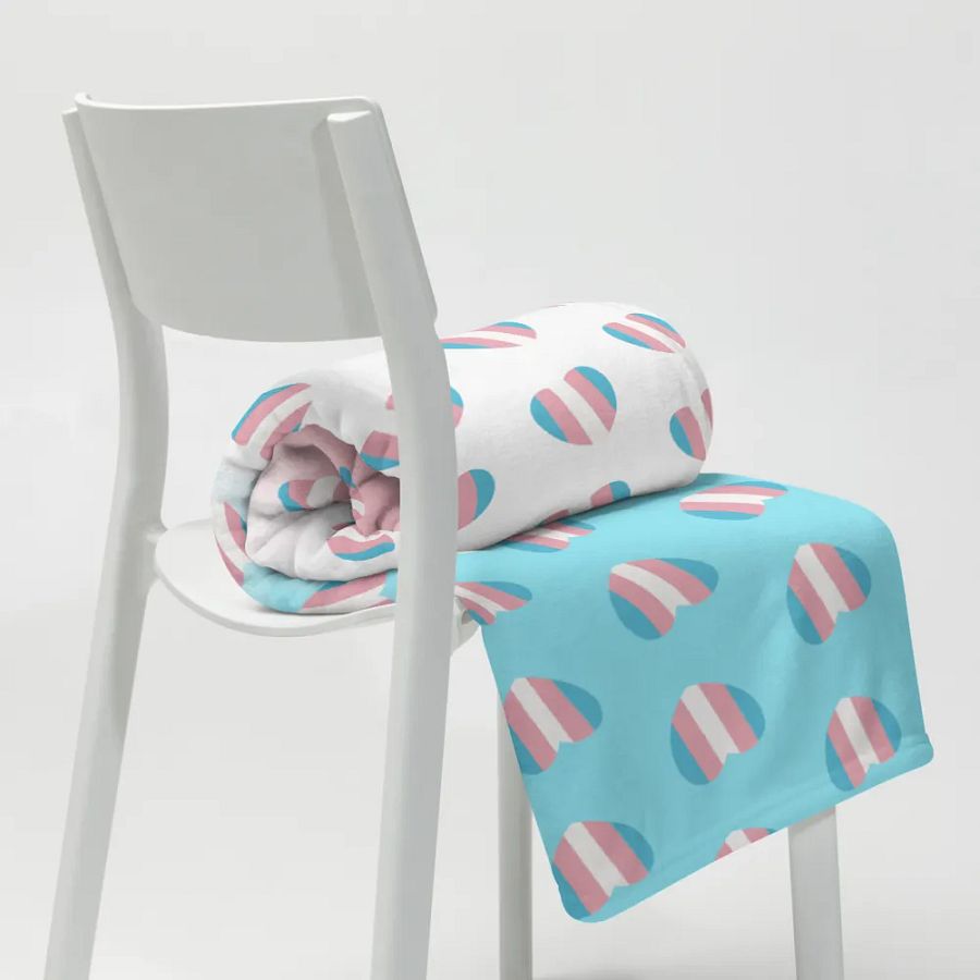 Trans Heart Blanket product image (10)