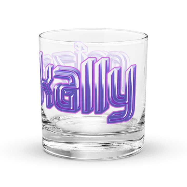Shimmering Purple MizzKally Rocks Glass product image (2)