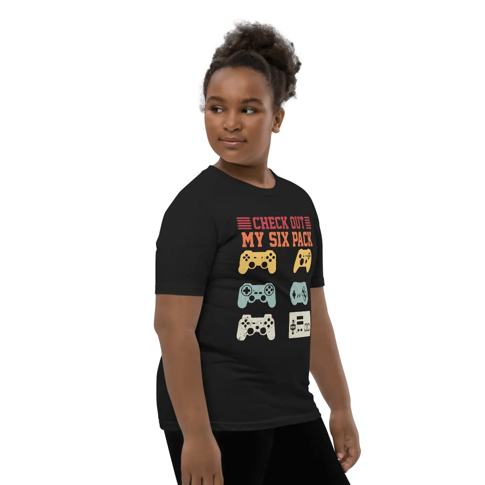 Gamer's Six Pack Youth T-Shirt product image (12)