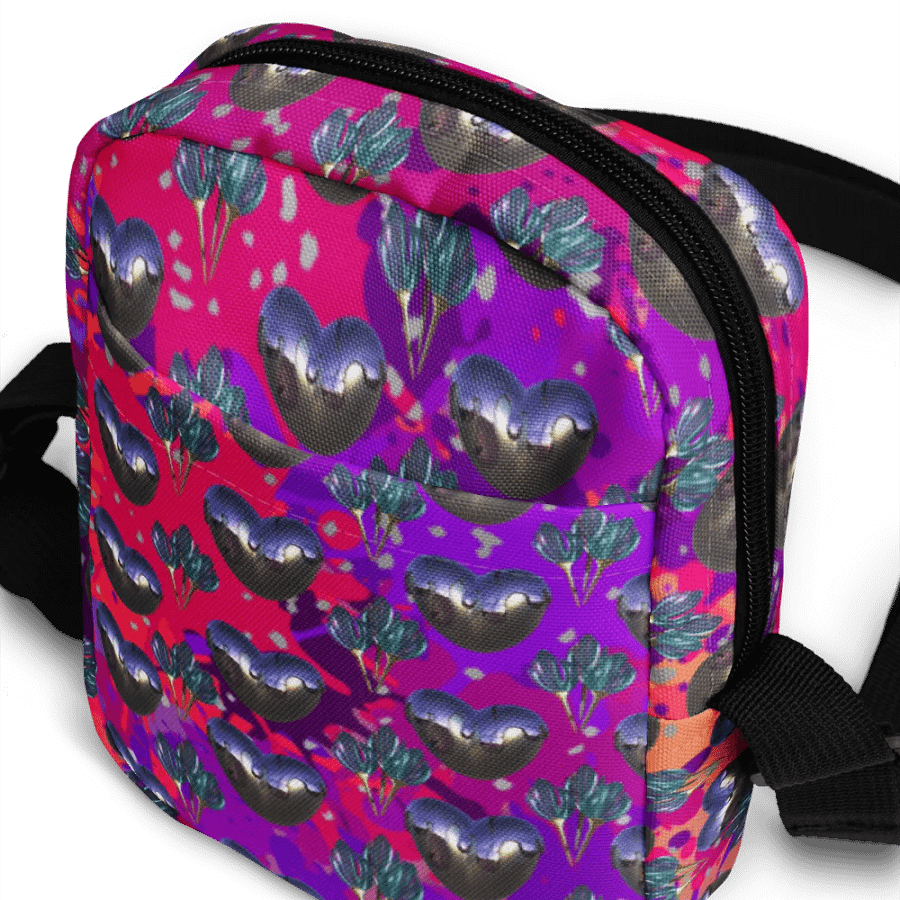 Vibrant Heart Floral Grid Crossbody Bag Genzi Chic for Modern ladies product image (10)