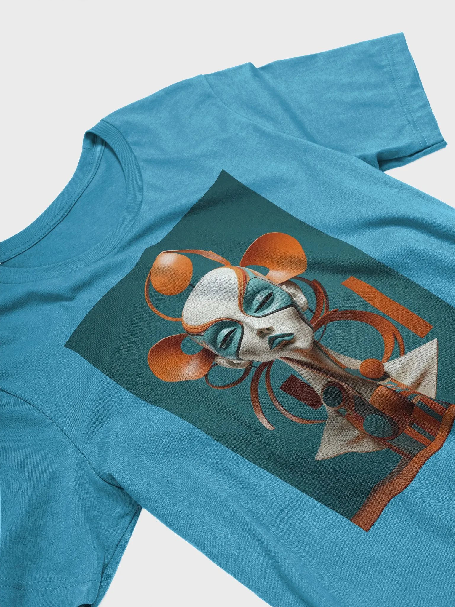 Futuristic Abstract Head Sculpture T-Shirt product image (1)