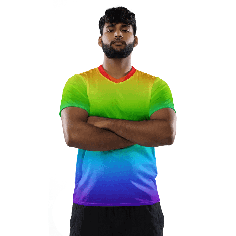 Rainbow Unisex Sport Jersey product image (5)