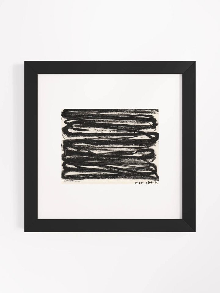 mean streak Panel Card Print Framed product image (1)