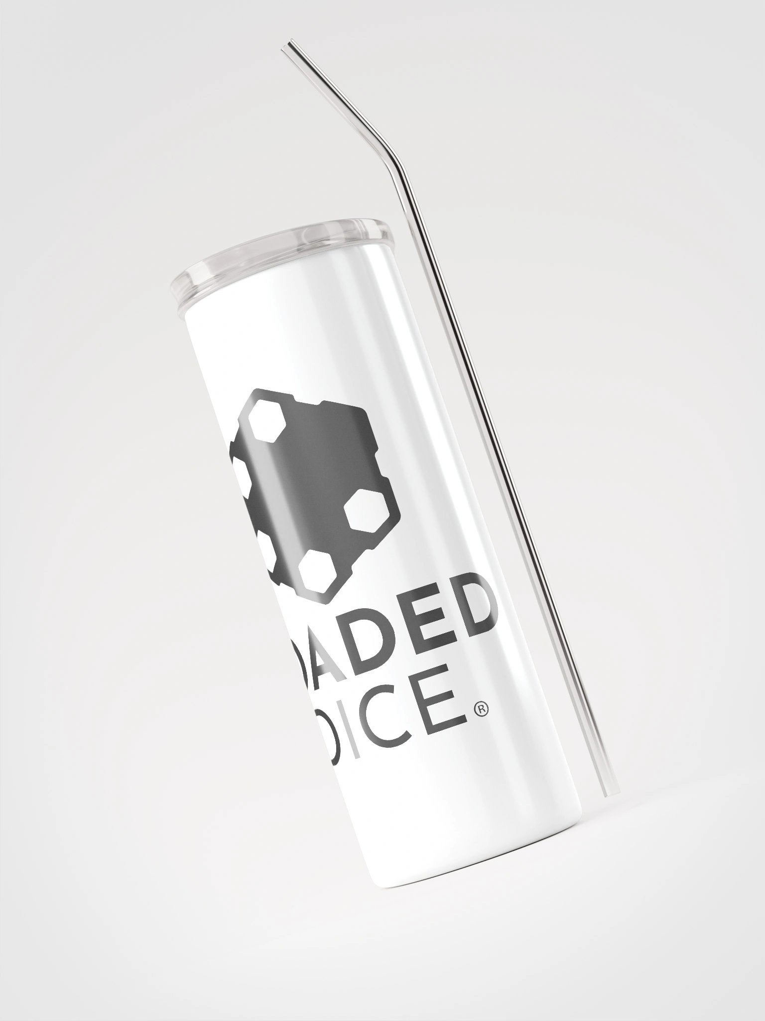 Loaded Dice Stainless Steel Tumbler White product image (3)
