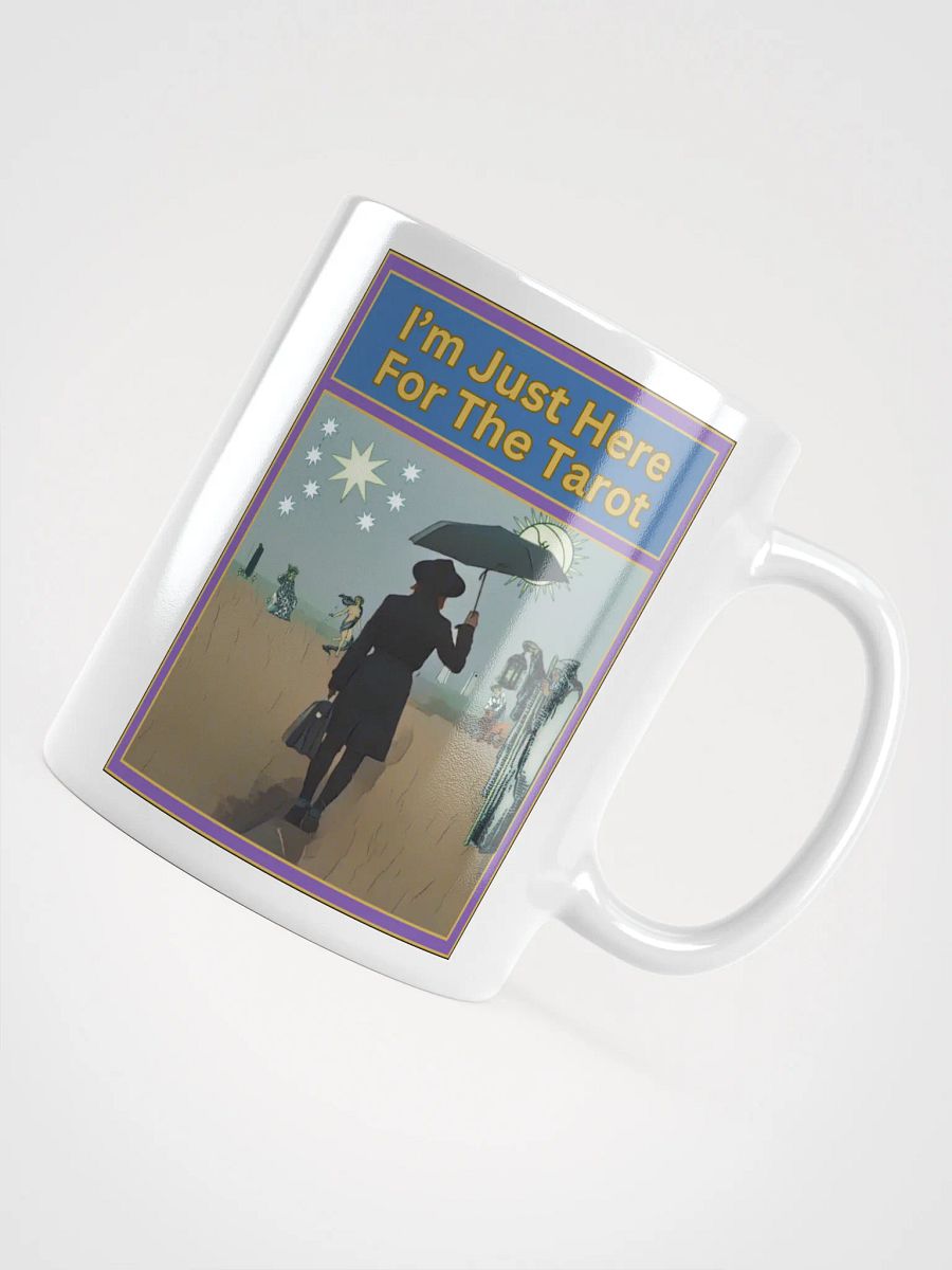 I'm Just Here For The Tarot Mug, Tarot Card Vibes Mug, Tarot Card Mug product image (4)