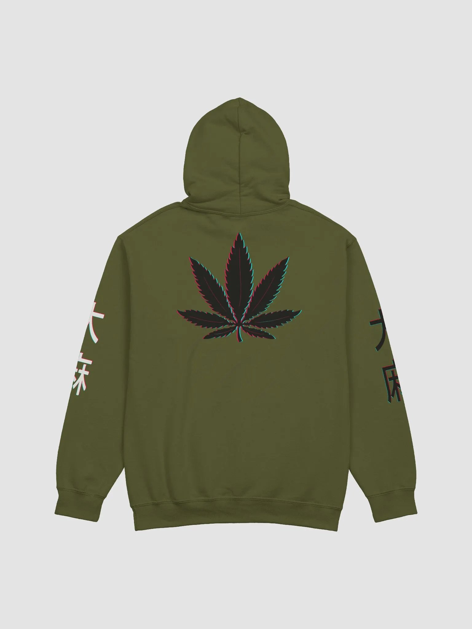 大麻 Cannabis 3D Cyberpunk Japanese Hoodie product image (14)