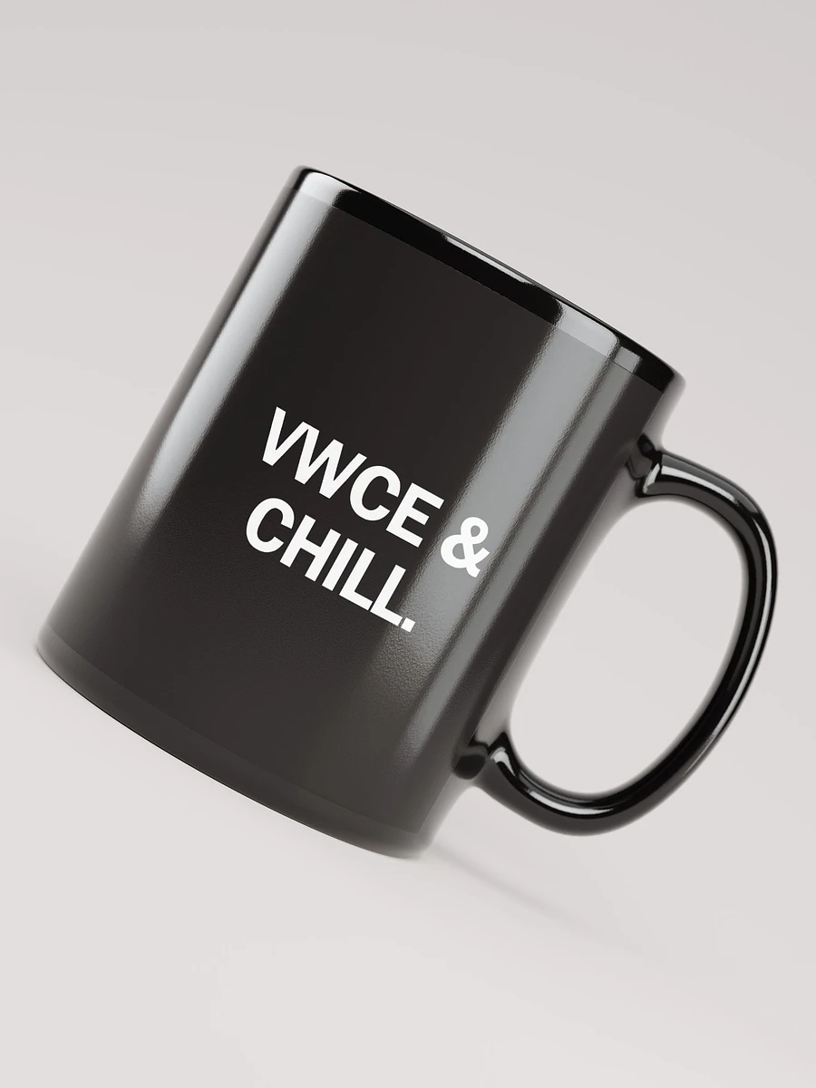 VWCE & Chill (Cool Retriever) - Ceramic Black Mug product image (4)