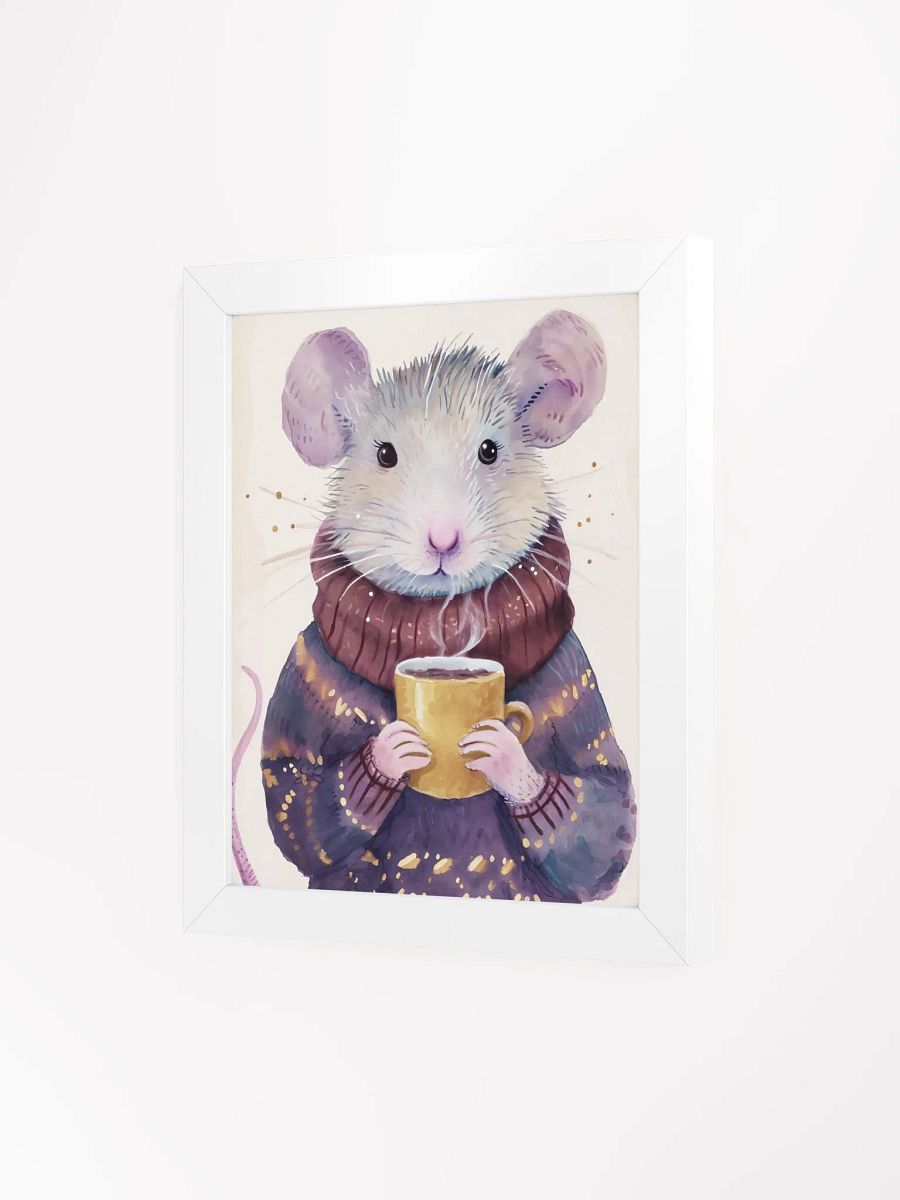 Cozy Mouse Framed Matte Poster product image (3)