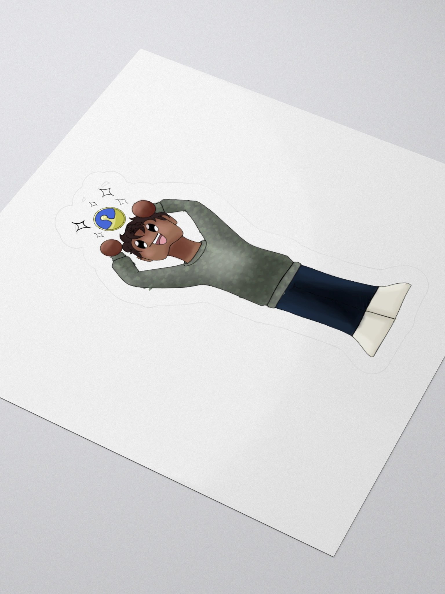 Clock Tiny BDubs Sticker product image (3)