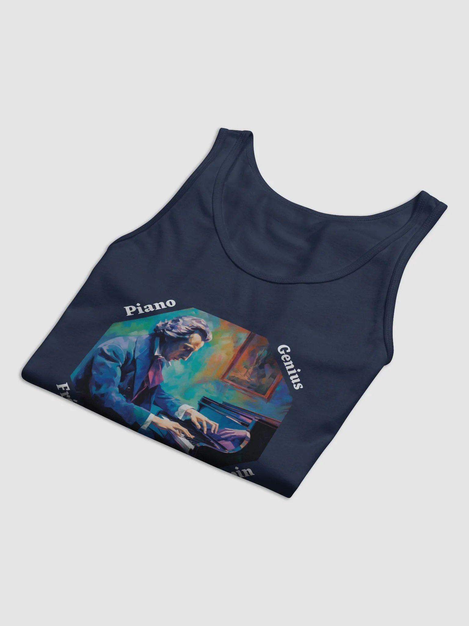 Frédéric Chopin [Playing Piano] - Piano Genius | Dark Tanktop product image (6)