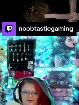 Don't make me go up there. #phasmophobia #twitch #girlgamer #girlswhostream #girlswithtattoos