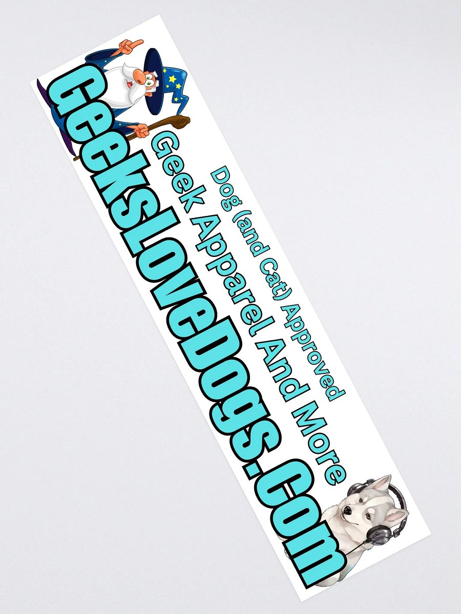 Geeks Love Dogs Bumper Sticker product image (2)