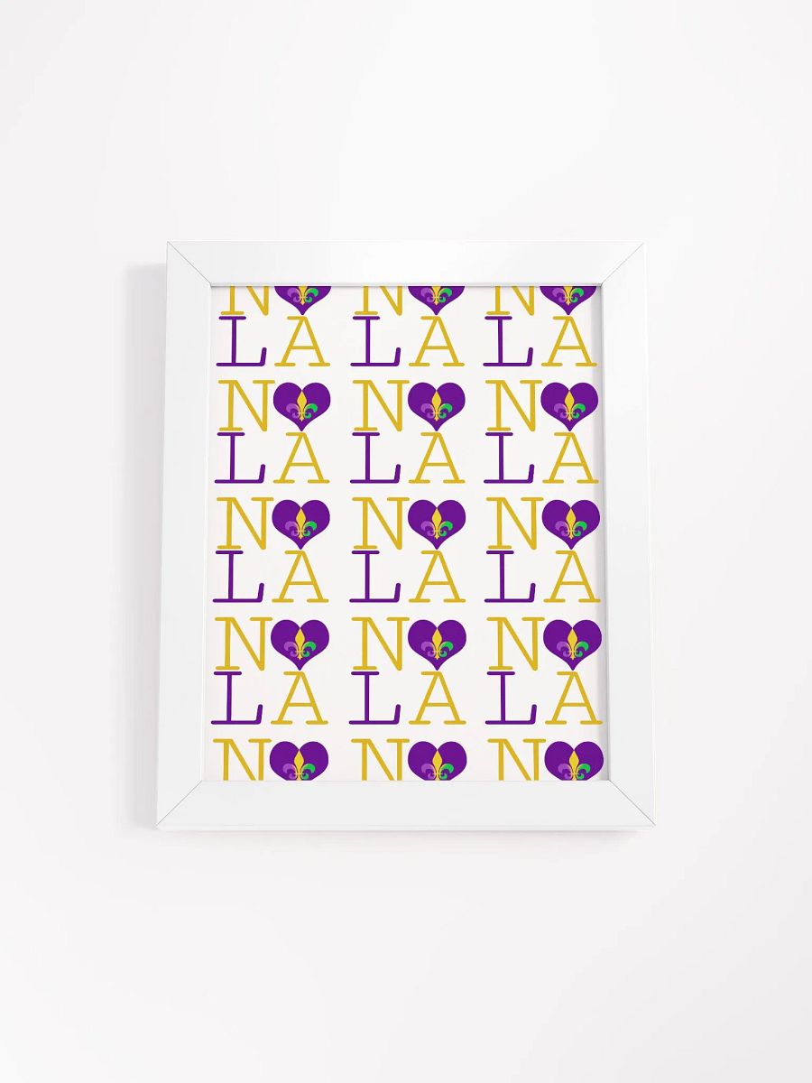 I LOVE NOLA **LEGACY POSTER** (MARDI GRAS 3 INFINITY WALL) product image (15)