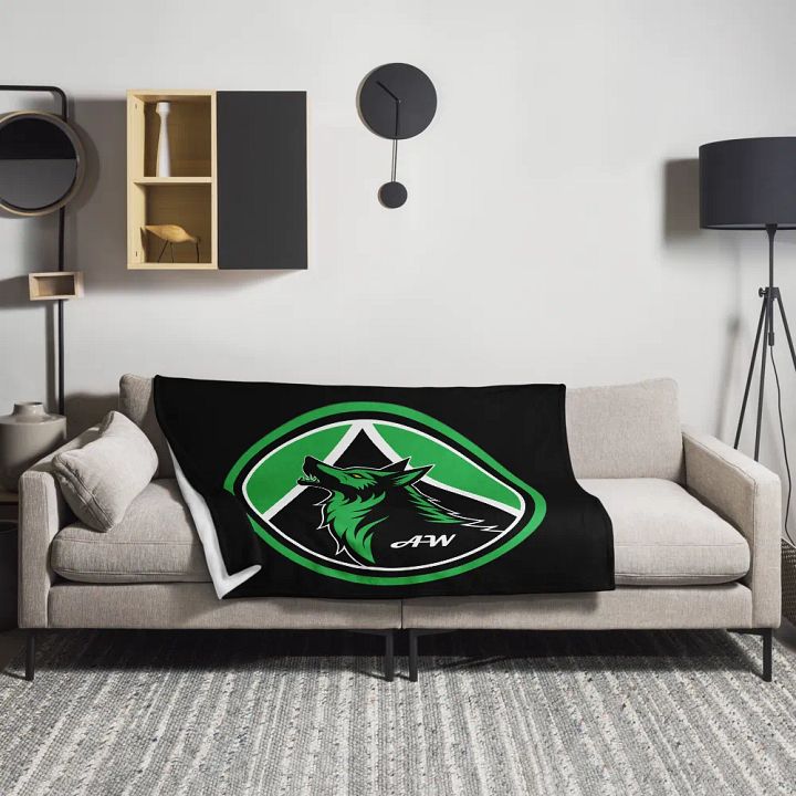 AlphaWolf Throw Blanket product image (2)