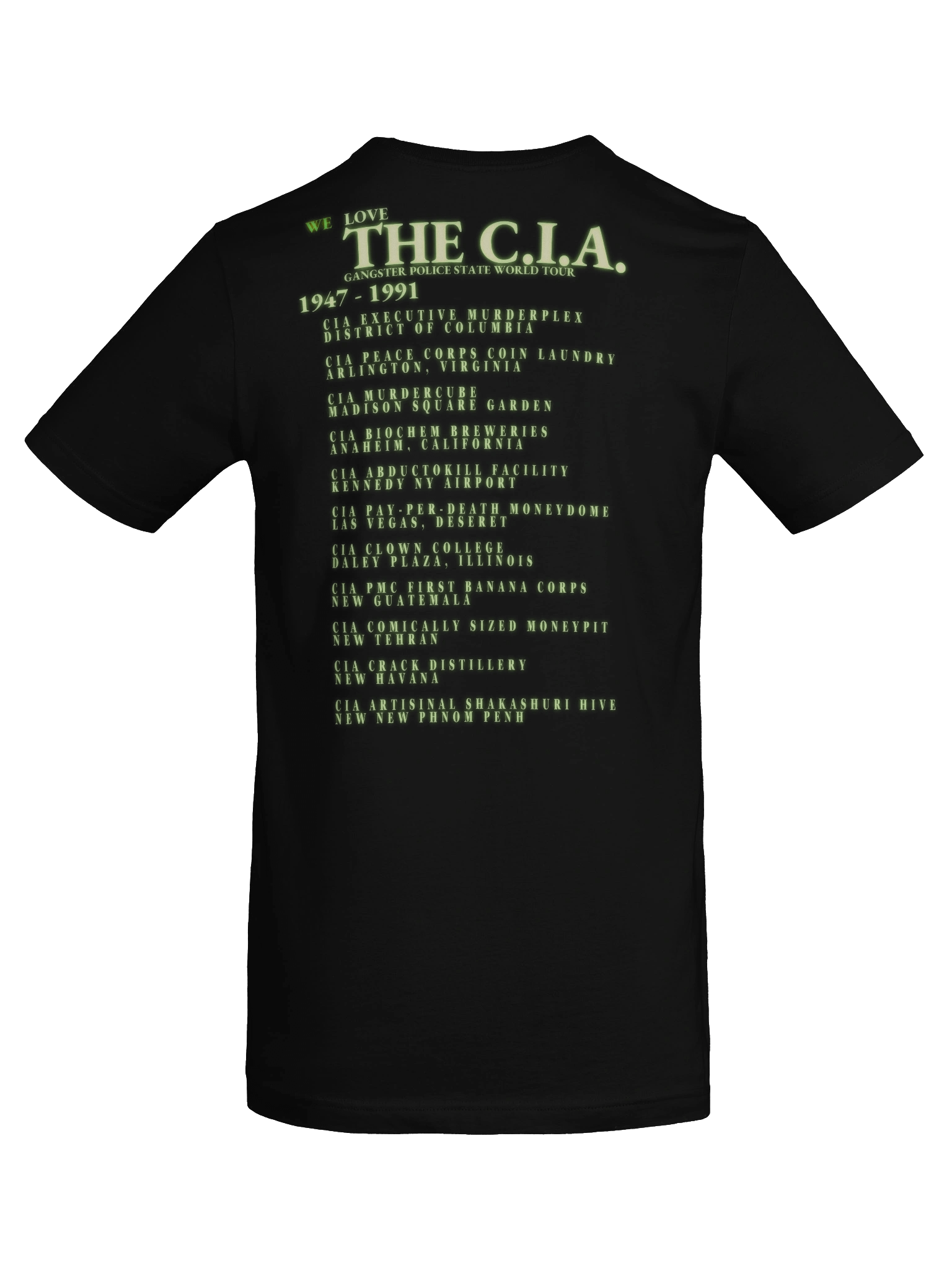 The CIA World Tour T-Shirt - 2nd Edition product image (8)
