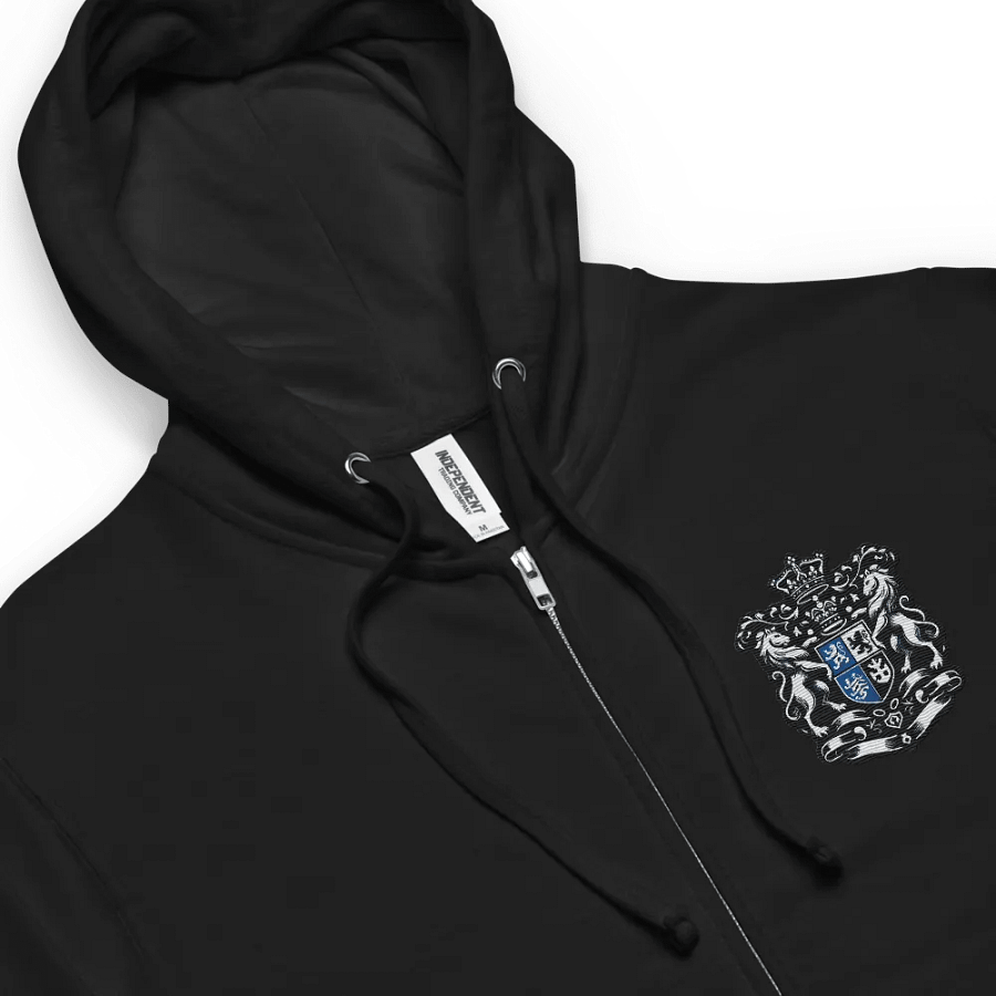 Bleu Rampant Lion Crest Zip-Up Hoodie product image (7)