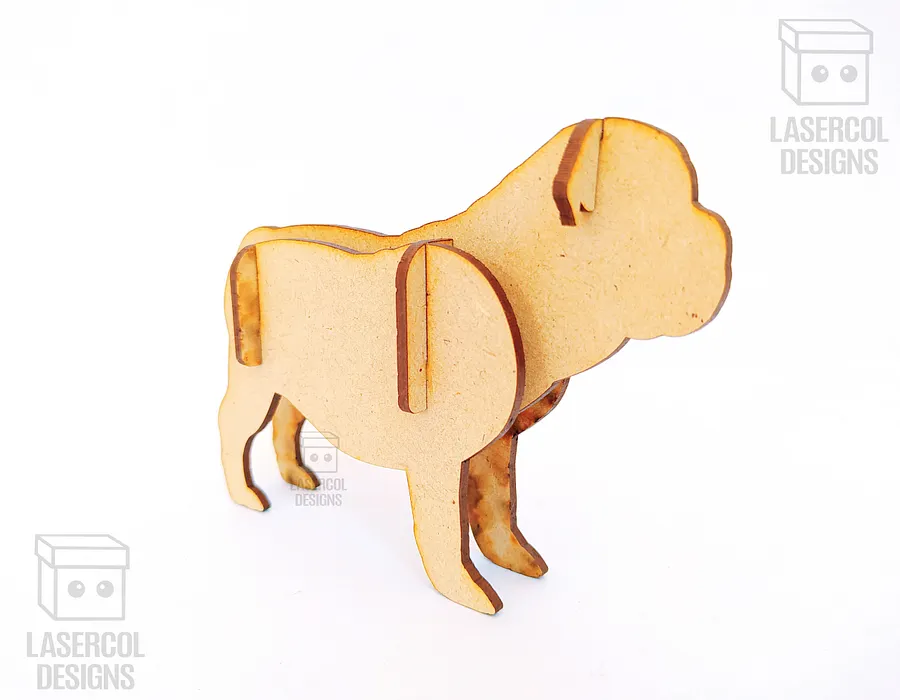 Dogs 3d Puzzle (3 Sizes) Set 3 - Laser Cut Files product image (5)