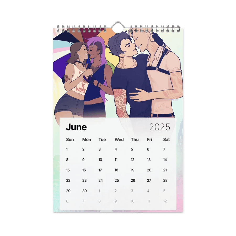 2025 Familiar Pinup Wall Calendar product image (6)