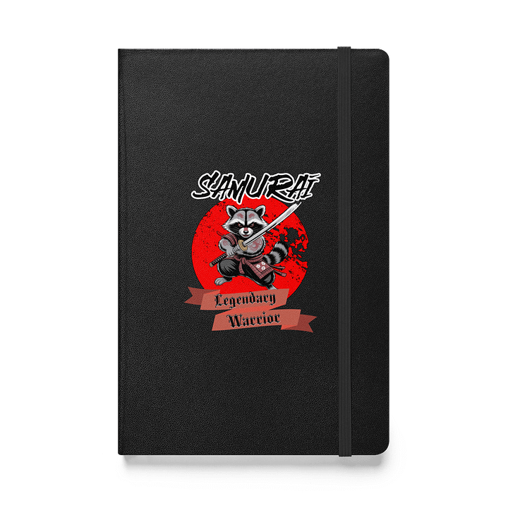 Samurai Legendary Warrior Raccoon Hardcover Notebook product image (1)