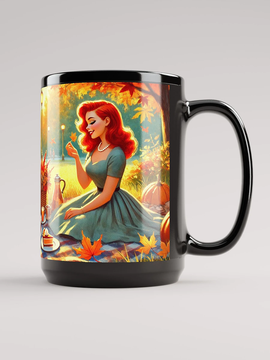 Autumn Picnic - Black Mug 15 oz product image (1)