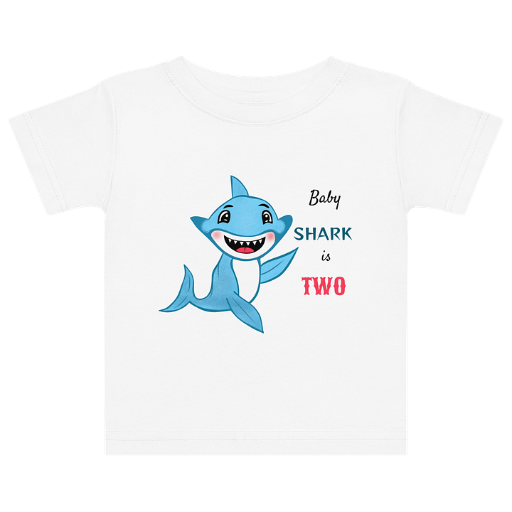 Cheeky Shark Baby Jersey T-Shirt product image (6)
