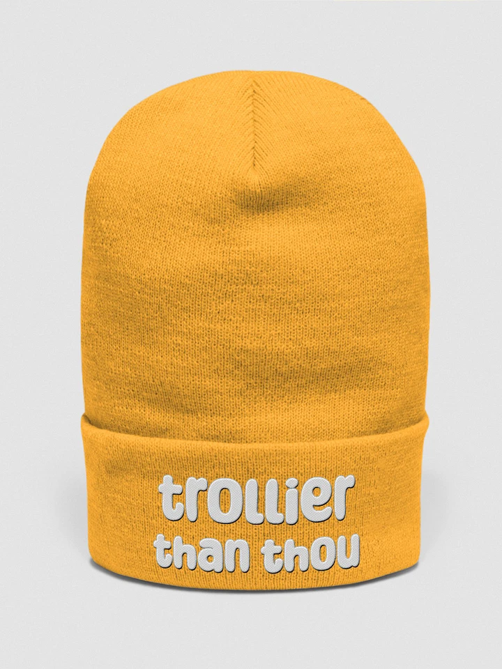 Trollier Than Thou Beanie - bold colours product image (2)