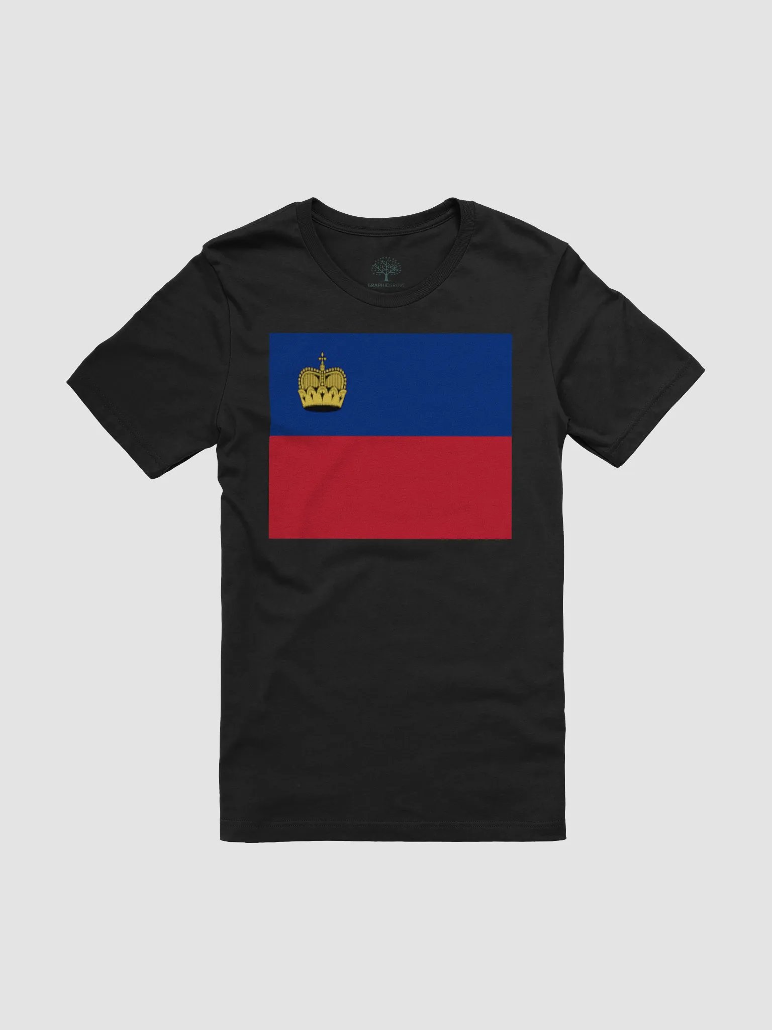 Graphic Grove Liechtenstein Flag T-Shirt - Supersoft Unisex product image (3)