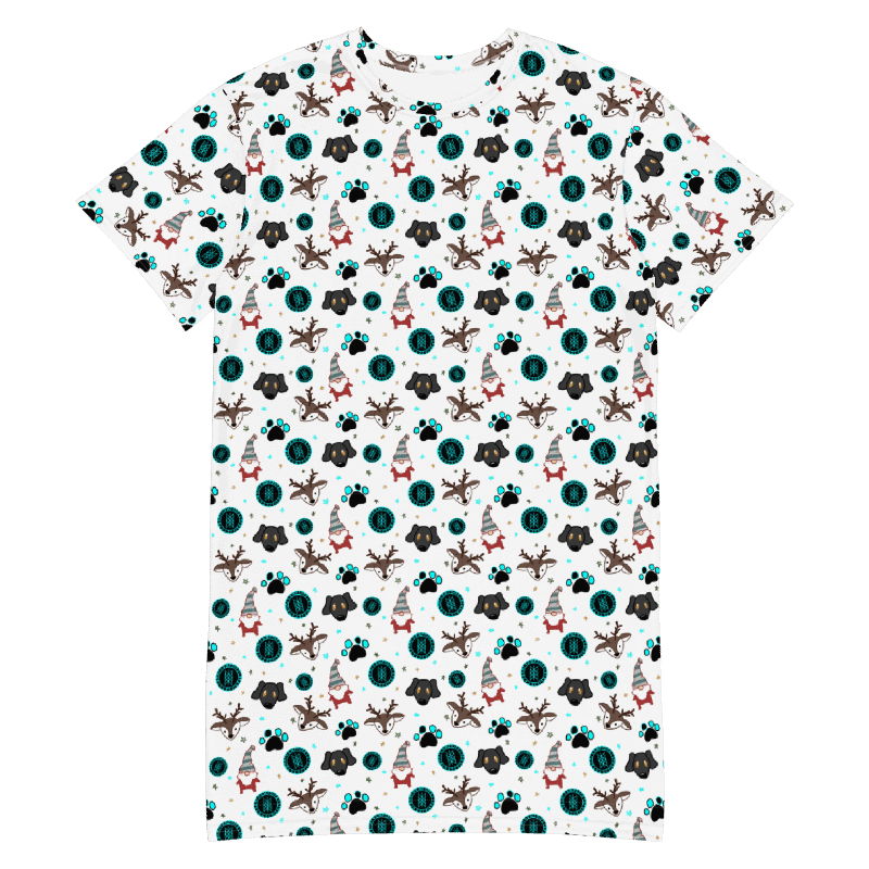 Web of Wyrd Christmas T-Shirt Dress product image (1)