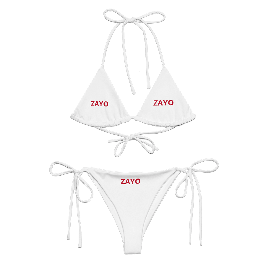 Crimson Horizon String Bikini Set product image (1)