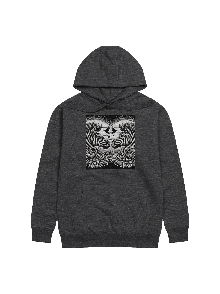 Symmetrical Zebras Unisex Hoodie product image (1)
