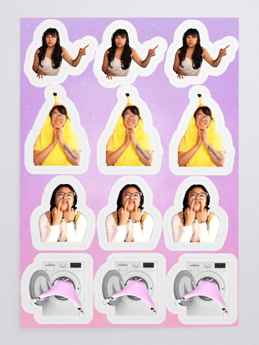 Missy Emote sticker sheet #2 product image (1)